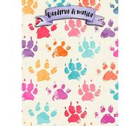 Quaderno di musica: A4 -108 pagine - 12 pentagrammi per pagina - Modello Senza Cuciture