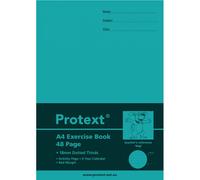 Quaderno di qualità Protext A4 da 70 g/m², 48 pagine con copertina in PP con lin