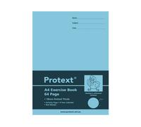 Quaderno di qualità Protext A4 da 70 g/m², 64 pagine con copertina in PP con lin