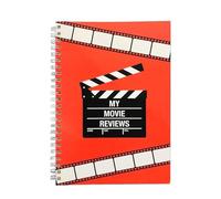 Quaderno di recensioni di film | Quaderno del diario della critica cinematografica | 100 recensioni Recensione film Taccuino A5 | Inclusi nome regista, titolo film Taccuini per gli amanti del cinema