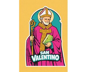 Quaderno di San Valentino - Per Messa, catechesi e vita spirituale: 100 pagine a righe numerate - formato 15x23 cm - quaderno cattolico per giovani e ... spirituali, omelie, incontri e preghiera