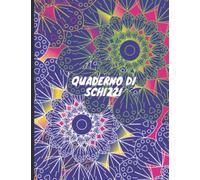 Quaderno di schizzi: Quaderno con 120 pagine bianche per disegnare, scrivere, dipingere, disegnare, A4 / 8,5x11