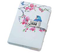 Quaderno,Diario Di Viaggio in Pelle,Segreto Taccuino Sketchbook Con Password,A5