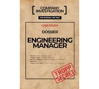 Quaderno Engineering Manager - TROPP SECRET: Il dossier riservato per chi fa crescere persone, team... e il numero di riunioni | 120 pagine a righe - Idea regalo divertente per Engineering Manager