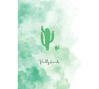 Quaderno formato A4 a quadretti: Prickly friends - Cactus