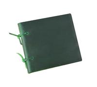 Quaderno in vera pelle rustico fatto a mano, carta artigianale, diario in, quaderno for appunti vintage(S Green)