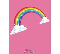 Quaderno Inclusivo per BES e DSA - 21,59 x 27,94 cm - Rigatura Terza Elementare - Righe Colorate e Margini Verdi/Rossi - 80 pagine - carta da 88 - 105 ... Arcobaleno per Bambini Scuola Primaria