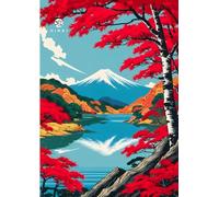 Quaderno Kirei A4 - Copertina Giapponese 2, 96 Pagine a Quadretti - 90g/m2