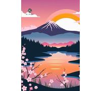 Quaderno Kirei A5 - Copertina Giapponese 3, 76 Pagine a Righe - 90g/m2