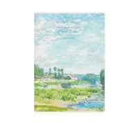 Quaderno letterario impermeabile per studenti, stagni e anatre, formato A4