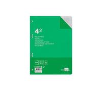 Quaderno Liderpapel 100 fogli 60g/m² quadrettato 6mm con margini