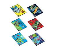 QUADERNO maxi n. 5 pz. quadernone SEVEN GANG BOY max qty + 30% fogli quadretto 10 mm. quadrettone