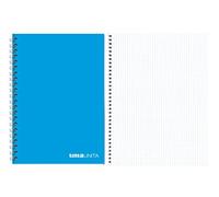 QUADERNO MAXI SPIRALE QUADRETTI 0,5 MM. SENZA FORI TINTA UNITA