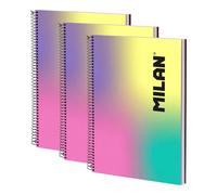 Quaderno Milan Sunset A4 3-pack Rigido