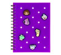 Quaderno Nickelodeon Dora L'Esploratrice Con Charm Pop E 160 Pagine A Dots
