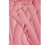 QUADERNO NOTEBOOK ROSA A4 TEXTURE GELATO 100 PAGINE A RIGHE NUMERATE per Appunti, Scrittura, Calligrafia, Hand Lettering, Scuola o Ufficio | ROSA/GELATO (21.0 x 29.7cm)