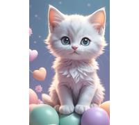 Quaderno pagine bianche: Gatto bianco