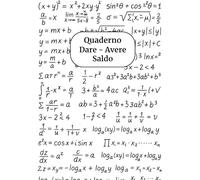 Quaderno Partita Doppia: Con Dare, Avere e Saldo. Formato A4 21x29,69 cm