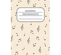 Quaderno Pentagrammato A4 di Musica: 110 Pagine Numerate con 12 Righi per Composizioni. Indice Iniziale per Organizzare le Tue Creazioni Musicali