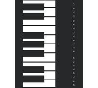 Quaderno pentagrammato a4 grande | 12 fogli pentagrammati per la tua musica: Quadernone di 100 pagine con pentagramma nero