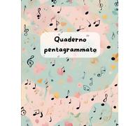 Quaderno Pentagrammato: con + di 1000 pentagrammi, un'intera pagina dedicata ai tuoi appunti, e con pagine numerate.