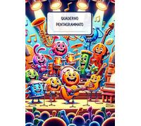 Quaderno Pentagrammato: Con Spazio per Titoli e Appunti.