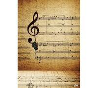 Quaderno Pentagrammato - La tua Musica, la tua Creatività (120 pag): Interamente da compilare con le note delle tue composizioni
