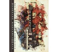 Quaderno Pentagrammato per Chitarra: Spartito musicale Vuoto con Pentagrammi e Tablature per Chitarristi, Guitar Tab di 100 Pagine Numerate con Indice Iniziale e Spazio per Appunti, Grande Formato A4