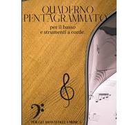 Quaderno Pentagrammato per il basso e strumenti a corde.: Per gli amanti della musica │Quaderno di musica │Quaderno pentagrammato basso │Quaderno del ... formato 21,6 x 28 │11 pentagrammi/pagina.