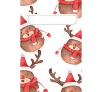 Quaderno per appunti con simpatiche Renne di Natale: Bullet Journal A5 per tenere un diario, disegnare schizzi creativi e utile idea regalo