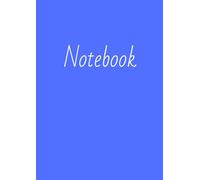 Quaderno per Appunti e Disegni: A4 Grande Formato con Fogli Bianchi (Senza Righe), 110 Pagine Numerate, Azzurro