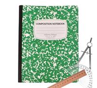 Quaderno Per Composizione A Righe Larghe,Copertina Marmorizzata Formato 25,9x18,3 cm 100 Fogli - Quaderno a Righe per la Programmazione,Per Una Scrittura Prendere Appunti Tenere Diario Scuola E Aula U