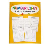 Quaderno per esercizi di matematica, quaderno per allenamento in on linea numerica, ideale per l'istruzione dei numeri e per la pratica scolastica a casa