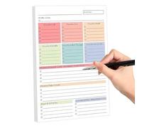 Quaderno per pianificazione delle attività, formato A5, non datato, agenda portatile per la produttività con layout facile da scrivere, organizer compatto per attività quotidiane per studenti, liberi