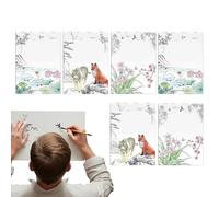 Quaderno per pittura ad, 6 pezzi, quaderno per scarabocchi | Libro per pittura a pennello cinese con motivi estetici, per adulti, artisti, principianti - viaggio, scuola, arte, artigianato,