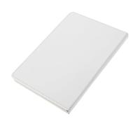 Quaderno per Studenti A5 in Pelle Pu Bianca per Scrittura e Schizzi | Copertina Liscia Resistente All’usura, Uso Ufficio e Business, Formato Pratico per Appunti Quotidiani