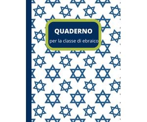 Quaderno per Studenti di Ebraico. Quaderno per la i Ebraico.: Pagine di 100 righe con Alfabeto (stampa e corsivo). Formato A4