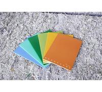 PIGNA Quaderno maxi monocro green 42 ff 80 gr a4 rigatura oq copertine assortite conf 10 pezzi 02309780q