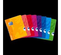 Quaderno pinzato Oxford School Openflex A5+ - Copertina in plastica robusta - Regola 3,5 con margine - 48 fogli - Colori assort NEW