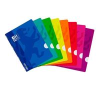 Quaderno portablocco Oxford Openflex formato A4 quadrettato 4x4mm - 48 fogli con margine - copertina in plastica - colori assor NEW