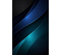 Quaderno Premium 6x9 - Notebook, Agenda, Taccuino per Appunti, Lavoro e Studio: 80 pagine rigate | Quaderno per appunti, scuola, università, ufficio, ... personale - Copertina elegante blu e nero