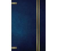 Quaderno Premium per Appunti - Taccuino Elegante 6x9” con 140 Pagine a Righe: Notebook di alta qualità con righe standard, perfetto per lavoro, studio e uso quotidiano.