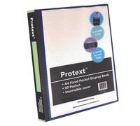 Quaderno Protext di alta qualità A4 con tasca frontale inseribile nera