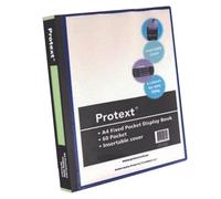 Quaderno Protext di alta qualità A4 con tasca frontale inseribile nera