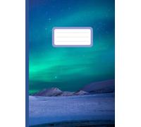 Quaderno puntinato A4 - 110 pagine - Aurora Boreale: Dotted Notebook For Bullet Journaling, Lettering, Sketching Notes