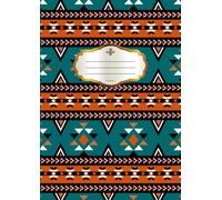 Quaderno Puntinato A4: Taccuino a puntini. Notebook Dot Grid. Copertina Arte Tribale Azteca (Verde Smeraldo)