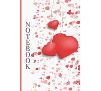 Quaderno puntinato con i cuori: Notebook A5 griglia a puntini per scrivere, disegnare, appunti, liste, 120 pagine, dots, copertina opaca