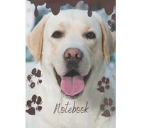 Quaderno Puntinato - Dot grid Journal: A4 dotted notebook per bullet journaling, appunti, note, disegni, lettering - dimensione A4 - puntini neri - labrador retriever - copertina flessibile