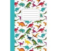 Quaderno puntinato: Notebook con griglia a puntini per appunti, scrivere, dipingere | 110 pagine | Formato A4 | Dinosauri