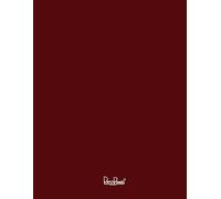 Quaderno Puntinato Rosso Bordeaux - 240 Pagine, 21,6 x 27,9 cm: Per Schizzi e Appunti Creativi